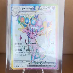 espeon EX SVP175 Scarlet & Violet Promo HP Rare Pokemon Card - Image 1