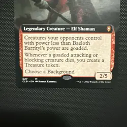 MTG Baeloth Barrityl, Entertainer EXTENDED ART Baldur's Gate 627 - Image 2