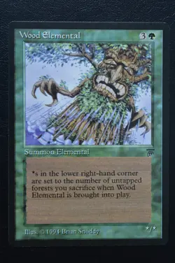 Magic The Gathering MTG WOOD ELEMENTAL Legends NM Near Mint - Image 1