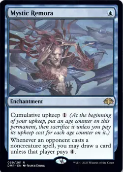 Mystic Remora - Dominaria Remastered - Magic MTG NM - Image 1