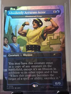 Absolutely Accurate Actor - Phantasmal Image (Rainbow Foil) Secret Lair Drop - Image 1