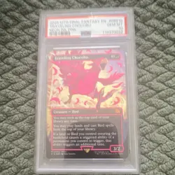 Magic: The Gathering Final Fantasy Traveling Chocobo Neon Ink Pink Mythic 0551b… - Image 1