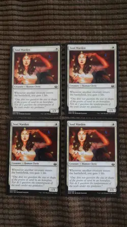 Magic: the Gathering / MtG Soul Warden x4 Modern Masters 2017 - Image 1