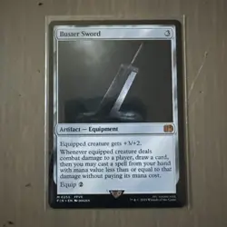 Buster Sword - Final Fantasy #255 Regular FIN MTG - Image 1