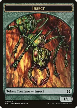 Insect Token Modern Masters 2015 Moderate Play MTG Magic DNA GAMES - Image 1