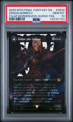 PSA 10 MTG Zenos Yae Galvus / Shinryu Surge Foil 0529 Final Fantasy GEM FF14 - Image 5