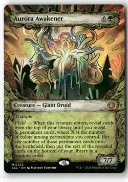 Aurora Awakener Showcase Lorwyn Eclipsed Magic MTG NM Regular IN HAND - Image 1