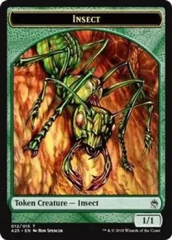 Insect Token Masters 25 Light Play MTG Magic DNA GAMES - Image 1