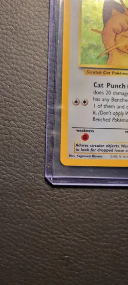 Pokemon Meowth 10/53 Wotc Promo Holo Basic Card 50 HP English Vintage - Image 4