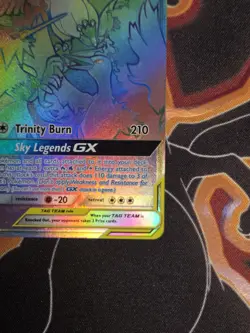 Pokemon Moltres & Zapdos & Articuno GX Full Art TAG TEAM Secret Rare Holo 69/68… - Image 2