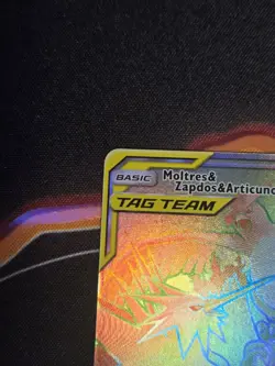 Pokemon Moltres & Zapdos & Articuno GX Full Art TAG TEAM Secret Rare Holo 69/68… - Image 4