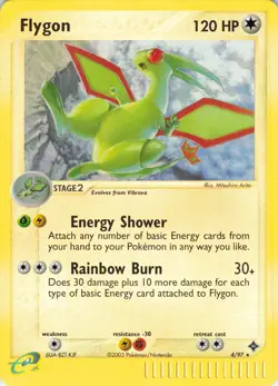 Flygon - Reverse Holo - 4/97 EX Dragon - Pokemon TCG - 2003 - Image 1