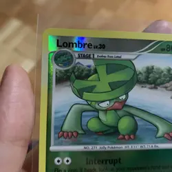 Lombre - 52/127 Platinum Reverse Holo Uncommon Pokemon - NM/LP - Image 3