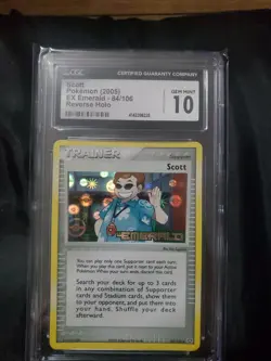 Pokemon EX Emerald Scott Reverse Foil 84/106 - Image 1