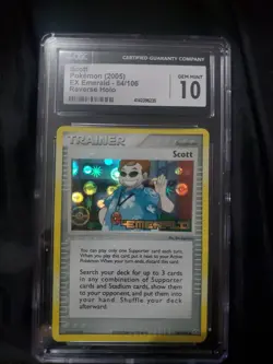 Pokemon EX Emerald Scott Reverse Foil 84/106 - Image 3