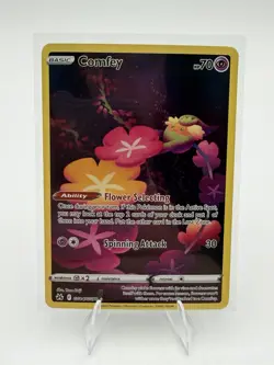 Comfey GG14/GG70 Ultra Rare Holo Crown Zenith: Galarian Gallery Pokemon NM - Image 1