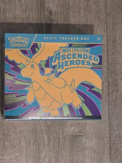 Pokemon TCG Mega Evolution Ascended Heroes ETB Elite Trainer Box Factory Sealed - Image 1
