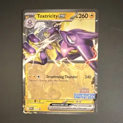 Pokemon Toxtricity ex 215 Sv: Scarlet & Violet Promo Illustration Contest HP260… - Image 1