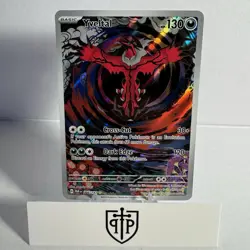 Pokemon TCG - Yveltal 205/182 Paradox Rift - Illustration Rare Holo - NM - Image 1