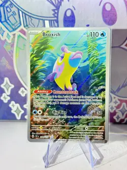 Bruxish 200/191 Full Art Holo Pokemon SV08: Surging Sparks English Near Mint - Image 1