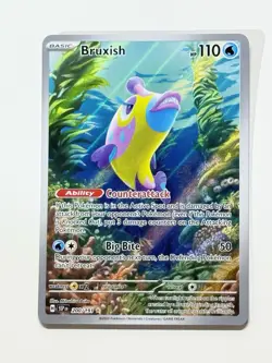 Bruxish 200/191 Full Art Holo Pokemon SV08: Surging Sparks English Near Mint - Image 3