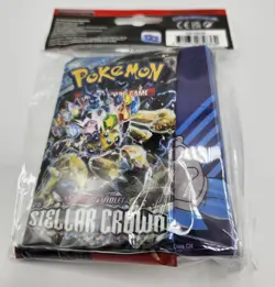 Pokemon TCG Stellar Crown Mini Portfolios Factory Sealed Lot of 4 - Image 4