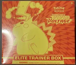 Pokemon TCG Sword & Shield Vivid Voltage Elite Trainer Box ETB Factory Sealed - Image 1