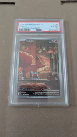 Vulpix 138/132 (PSA 10) Illustration Rare Mega Evolution Pokemon Card - Image 1