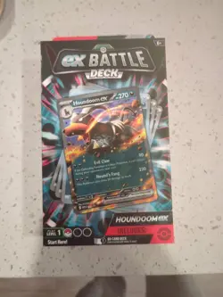 Pokemon ex Battle Deck HOUNDOOM EX Factory Sealed Box Ready To Play Deck - Image 1