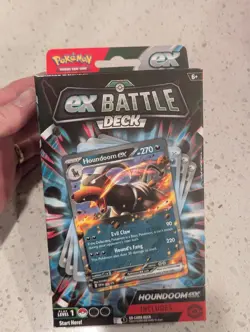 Pokemon ex Battle Deck HOUNDOOM EX Factory Sealed Box Ready To Play Deck - Image 2