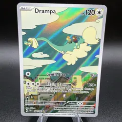 Drampa Holo Illustration Rare Pokemon TCG SV05: Temporal Forces 184/162 NM - Image 1