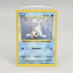 Pokemon Seel 41 /102 BS Base Set Unlimited Vintage 1999 LP - Image 1