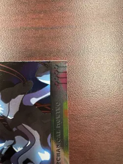 Pokemon Topps Mechanical Mewtwo Mewtwo Strikes Back Foil #6 Blue logo MP - Image 4