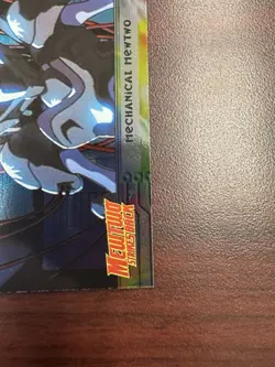 Pokemon Topps Mechanical Mewtwo Mewtwo Strikes Back Foil #6 Blue logo MP - Image 5