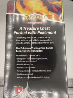 Fall 2020 Collector’s Chest - Lunch Box Tin Charizard - 5 Packs - Pokemon TCG - Image 4