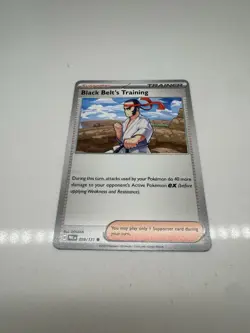 Pokemon TCG SV-Prismatic Evolutions Black Belt's Training #99/131 Regular Common - Image 1