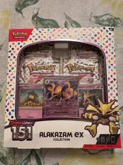 Pokemon TCG: Scarlet & Violet - 151 Alakazam ex Collection Box - Image 1