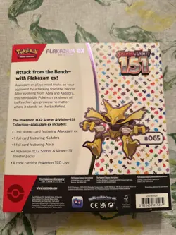 Pokemon TCG: Scarlet & Violet - 151 Alakazam ex Collection Box - Image 2