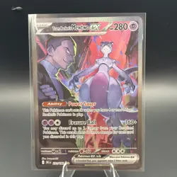 Pokemon Team Rocket's Mewtwo ex 231/182 -Destined Rivals- Full Art Holo SIR EX - Image 1