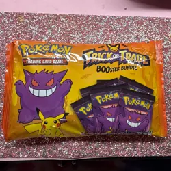 Pokemon 2022 Trick or Trade Booster Bundle Box Gengar Pikachu Booster English - Image 1