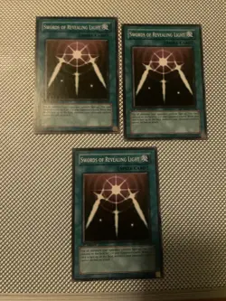 3x Swords of Revealing Light - 1st Edition mixed sets SDMM-EN023 yugioh LP - Image 1