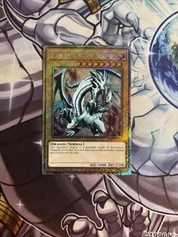 (SRH) Yu-Gi-Oh Blue-Eyes White Dragon RA03-EN079 - Platinum Secret Rare VLP - Image 1