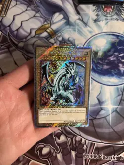 (SRH) Yu-Gi-Oh Blue-Eyes White Dragon RA03-EN079 - Platinum Secret Rare VLP - Image 5