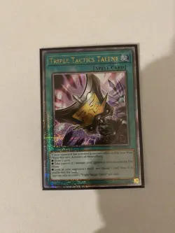 Yugioh Triple Tactics Talent RA01-EN063 Quarter Century Secret Rare 1st Ed NM - Image 1