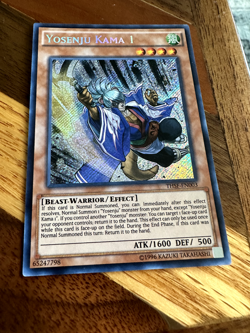 Yosenju Kama 1 THSF-EN003 Unlimited Edition Secret Rare LP + BONUS - Image 1