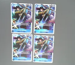 Dracule Mihawk SR Op09-048 Playset ×4 One Piece TCG English - Image 1