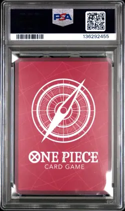 One Piece Monkey.D.Luffy ST01-001 Super Pre-Release Foil Leader PSA 9 - Image 2