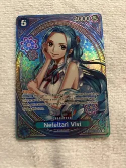 One Piece CCG Bandai Nefeltari Vivi EB03-024 Heroines Edition Full Art Holo 4000 - Image 2