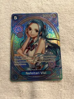 One Piece CCG Bandai Nefeltari Vivi EB03-024 Heroines Edition Full Art Holo 4000 - Image 3