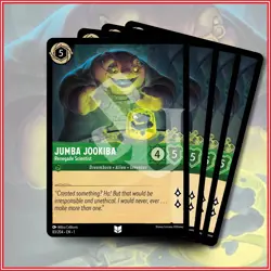 Disney Lorcana TCG: JUMBA JOOKIBA - RENEGADE SCIENTIST x4 | Uncommon *IN STOCK* - Image 1